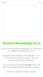 Mobile Screenshot of general-knowledge-quiz.co.uk